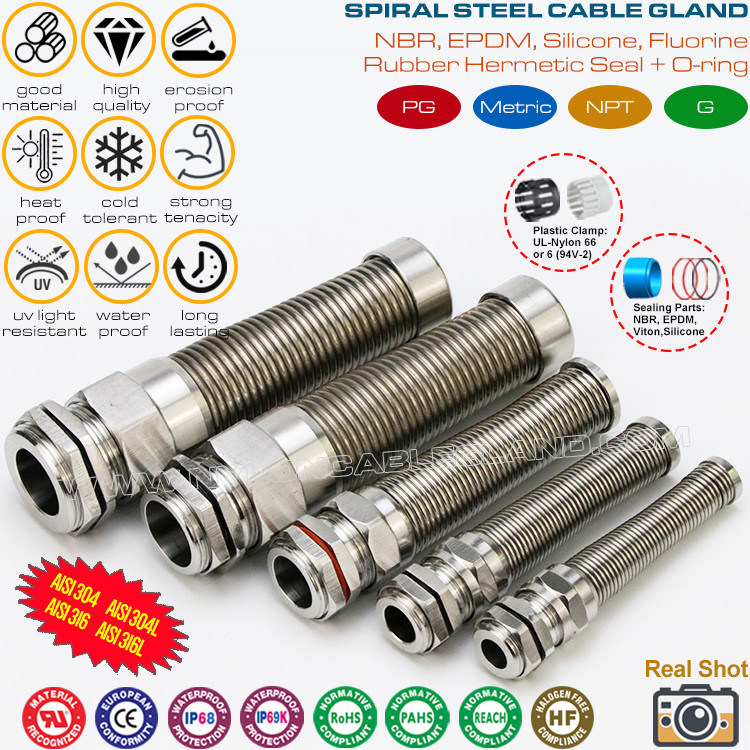 Stainless Steel Metric Cable Glands